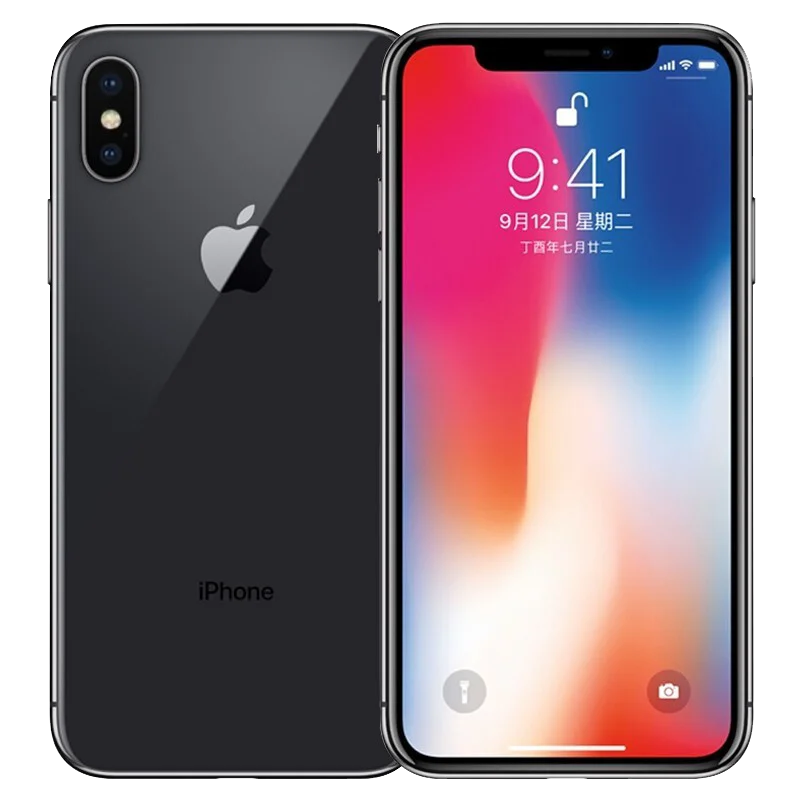 Оригинальный разблокированный Apple iPhone X распознавание лица 64 ГБ/256 Гб ПЗУ iOS A11 5 8