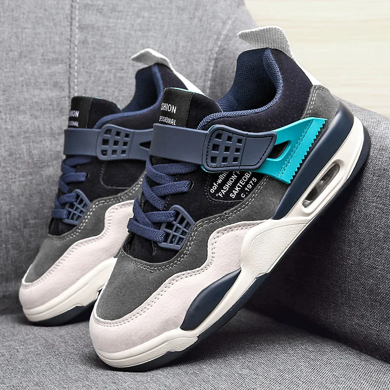 

New Cool Boys Children Shoes Gray Blue Kids Footwear For Boys Cushioning Kids Running Shoes Boys