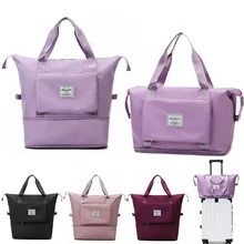 2022 Women Travel Bag Large Capacity Bags Tote Foldable Luggage Shoulder Duffle Storage Waterproof Handbags Yoga Sport Crossbody