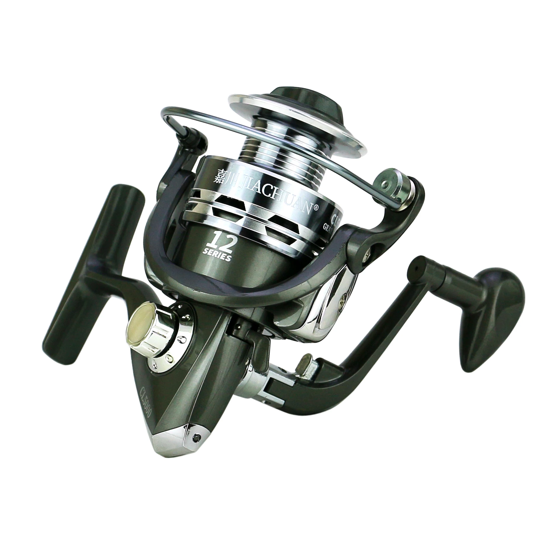 Катушка рыболовная металлическая с подшипником 12 шарикоподшипников