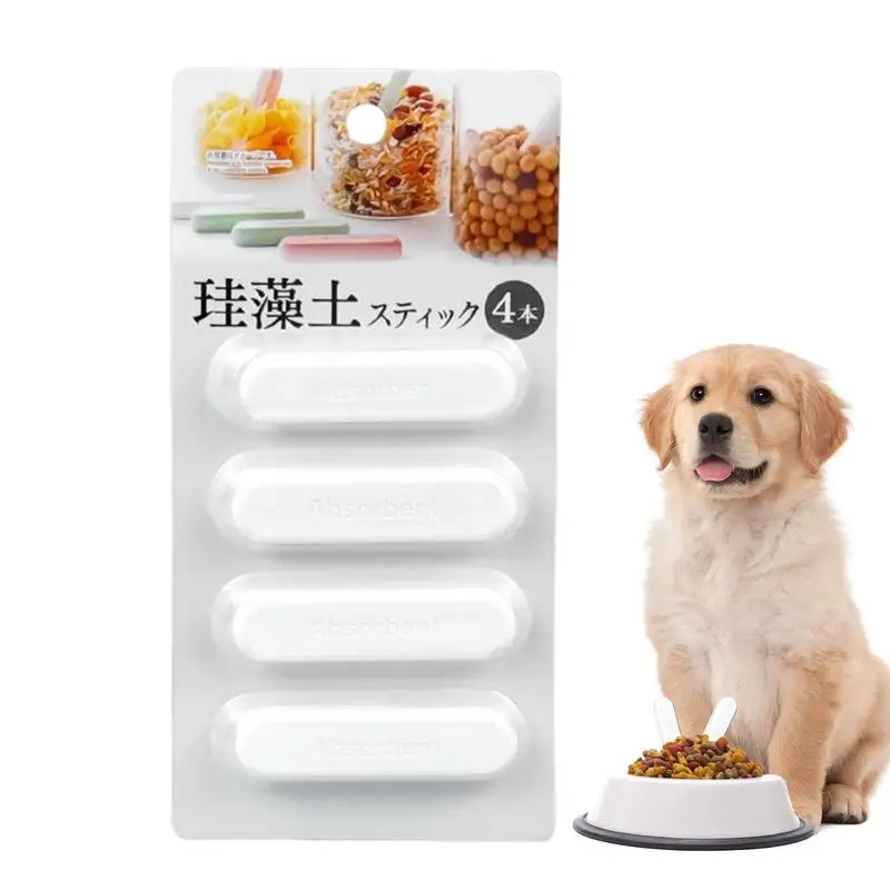 

Безопасный осушитель для пищевых продуктов, 4 шт., автомобильные осушители, сушильная палочка, Очищаемый пищевой диатомный сушильный стержень, многоразовые поглотители влаги для пищевых продуктов