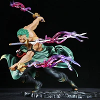 18cm anime one piece roronoa zoro action figures cartoon figure model doll collection decoration kid toy children christmas gift