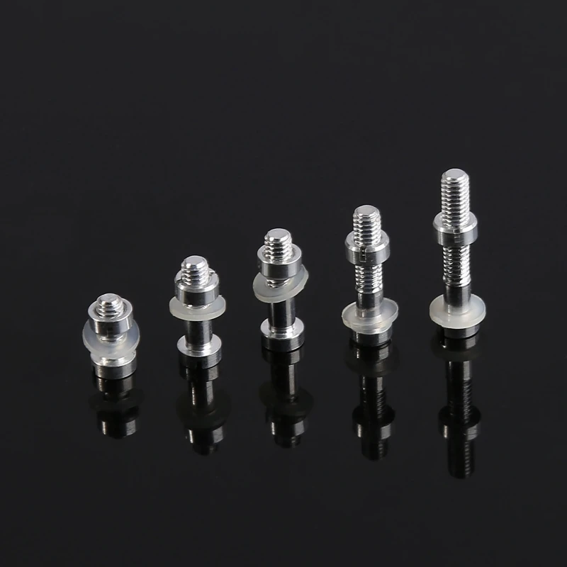 4Pieces M2.5 Screw Bolt Nut Washers Set Turntable Headshell Cartridge Stylus Mounting Vinyl LP Record Player Accessory