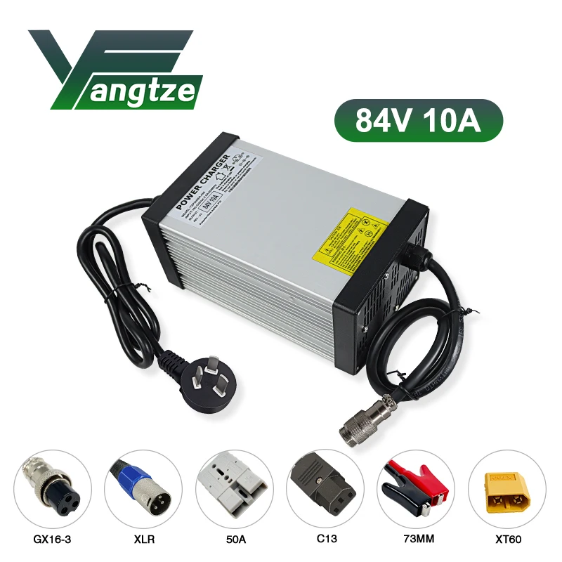

Yangtze 84V 10A 20S Lifepo4 Lithium Battery Charger For 72V E-tool Universal High Quality Power Supply With Cooling Fans