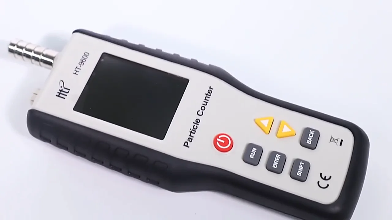 

Hti HT-9600 Digitalize LCD Display Air Quality Detector Gas Detector 0-1000ug/cubic Meter 320*240 2.8in LCD Display OEM,ODM