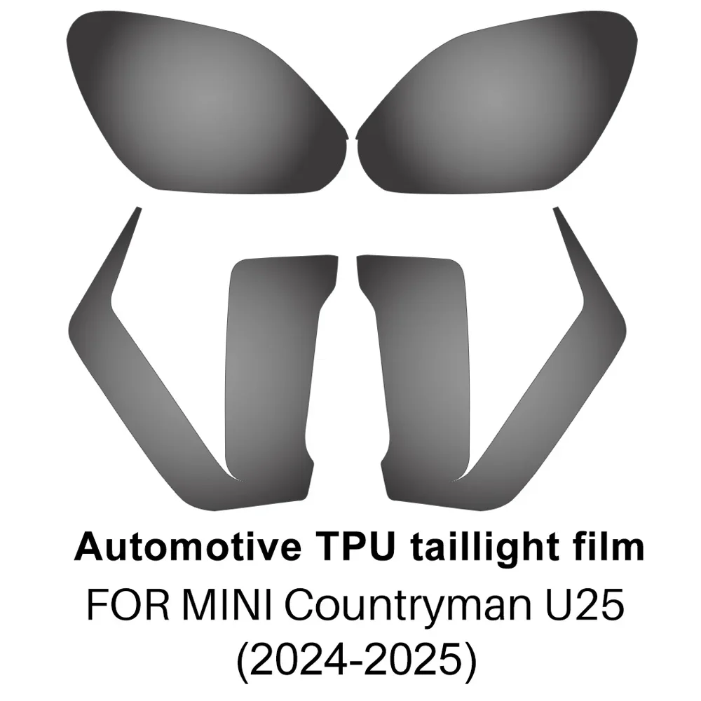 

Пленка для фар Mini Cooper Countryman U25 2024 2025 дымчатая прозрачная передняя задняя фара наклейка из ТПУ защита от царапин