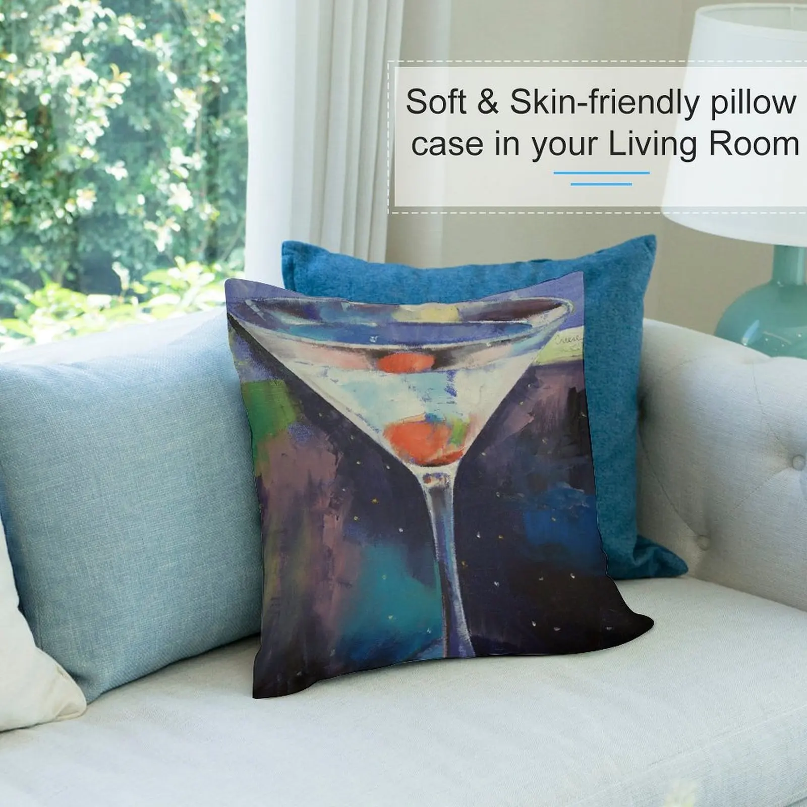 Bombay сапфировые мартини декоративные подушки для детей