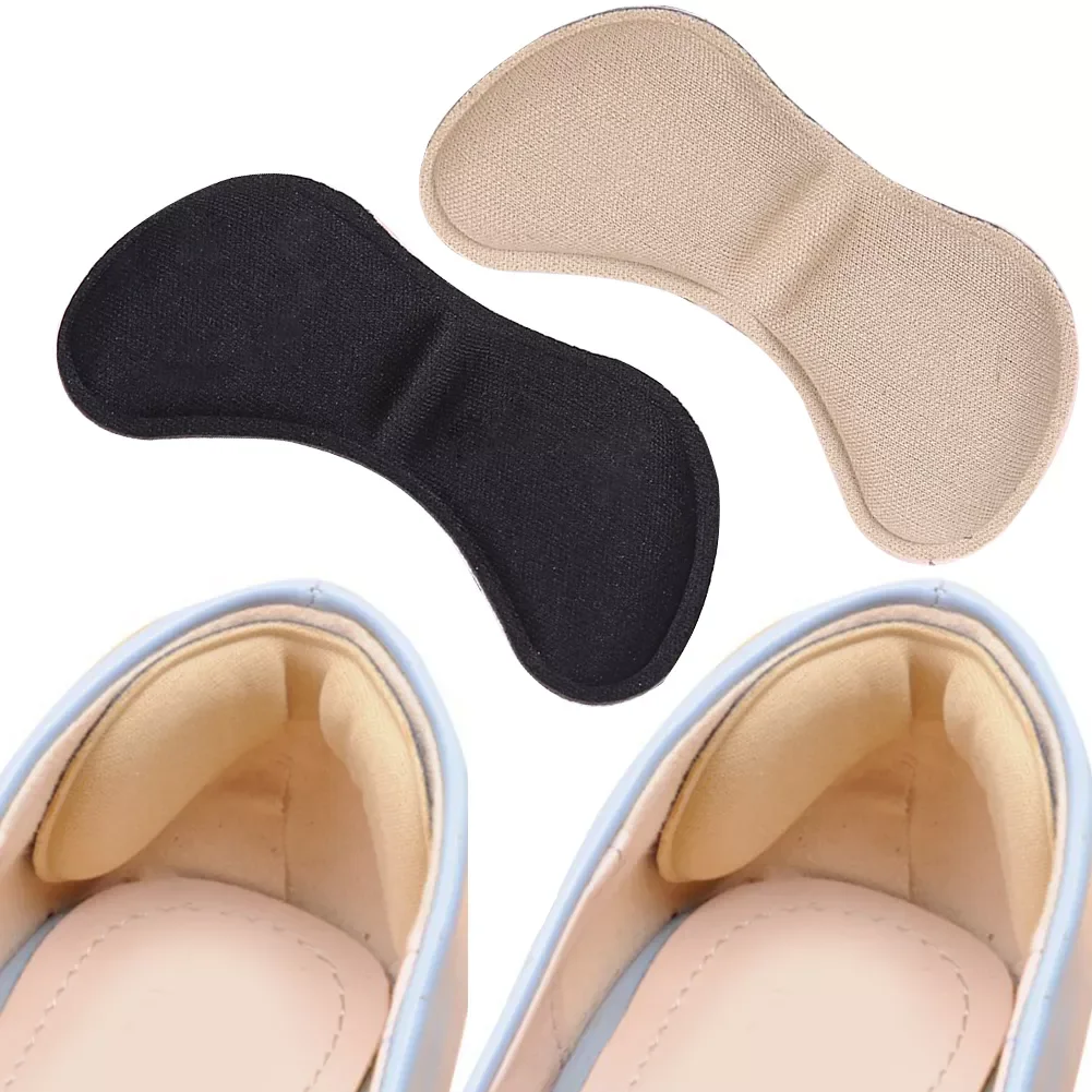 Pair Heel Liner Shoe Heel Insoles Pain Relief Cushion Anti-Wear Adhesive Feet Care Pads Heel Sticker Grips Crash Insole Patch