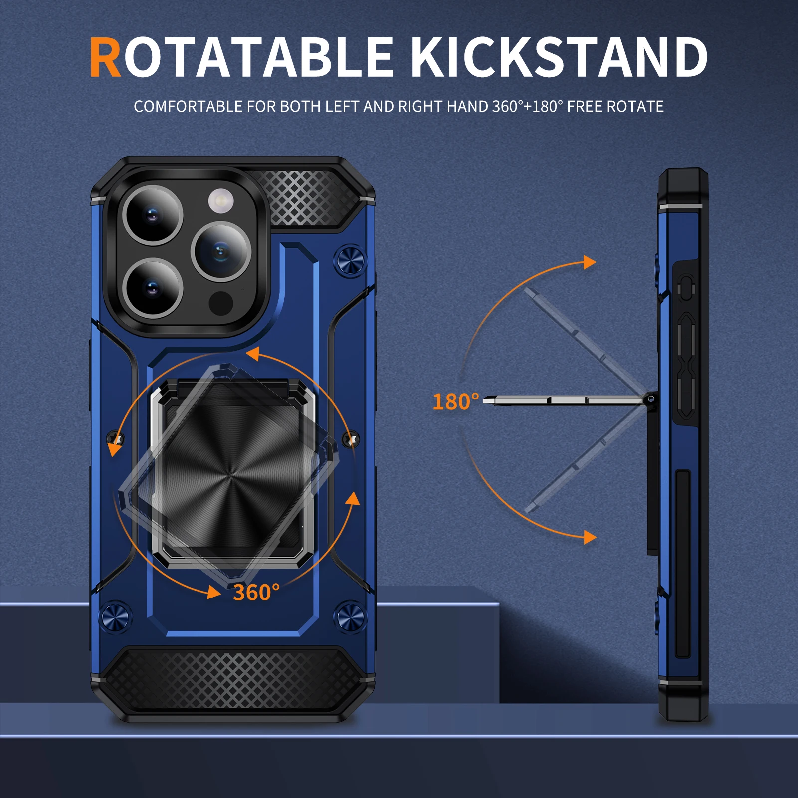 Прочный бронированный ударопрочный чехол для телефона iPhone 11 12 13 14 Plus 15 Pro Max