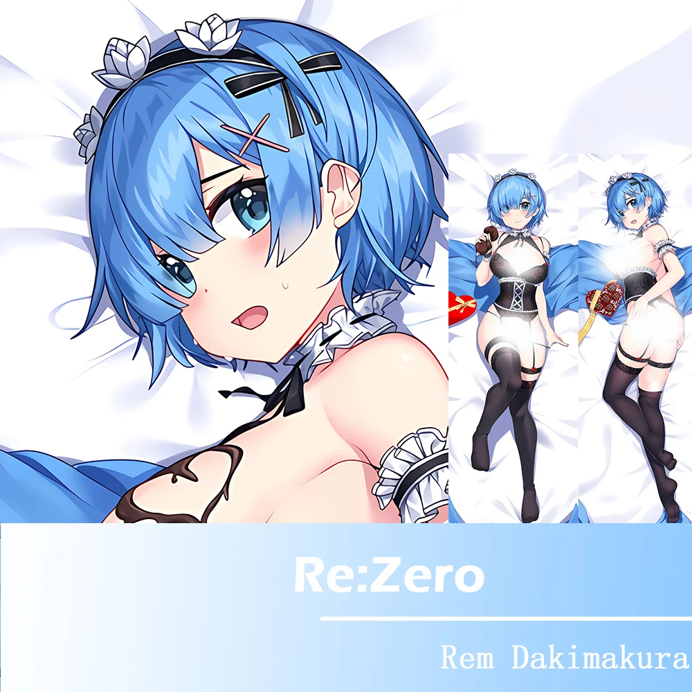 

Anime Re: Life In A Different World From Zero Rem Dakimakura Hugging Body Pillow Case Otaku Long Pillow Cushion Cover