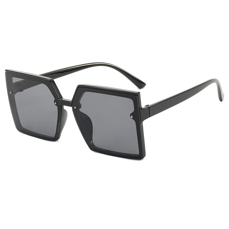 

2022 New Fashion Rimless Sunglasses Women Men Brand Design Goggle Sun Glasses Big Frame Shield Visor Men Windproof Glasses UV400
