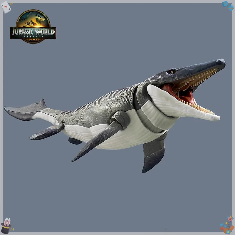 Фото Оригинальная посылка Bandai в наличии PLANNOSAURUS JURASSIC WORLD Mosasaurus Фигурка Игрушка на складе №1