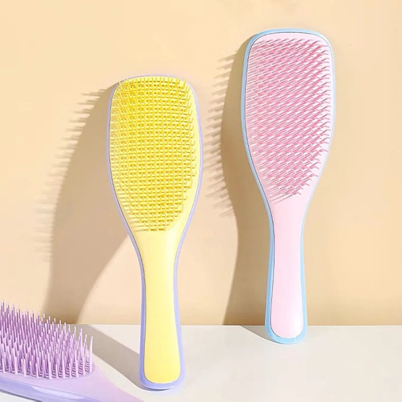

Massage Scalp Anti-static Hair Brush Tangle Detangling Hair Smoothing Comb Salon Styling Tools Massage Comb For Wet And Dry