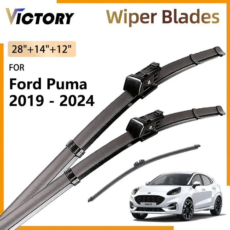 Передние и задние щетки стеклоочистителя для Ford Puma ST 2024 2023 2022 2021 2020 2019 аксессуары