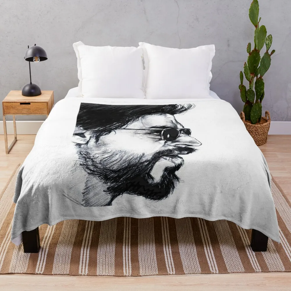 

Shah Rukh Khan is Love Throw Blanket Travel Blanket