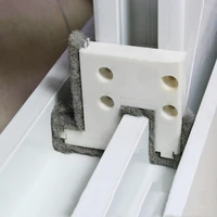 4pcsset sliding window buffer block up and down track sealing wind proof soundproof dustproof block home window accessories