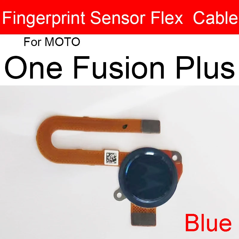 Фото Датчик отпечатков пальцев для дома гибкий кабель для Motorola Moto One Vision XT-1970 для дома Сенсорный сенсор Flex Лента Запчасти для ремонта №3