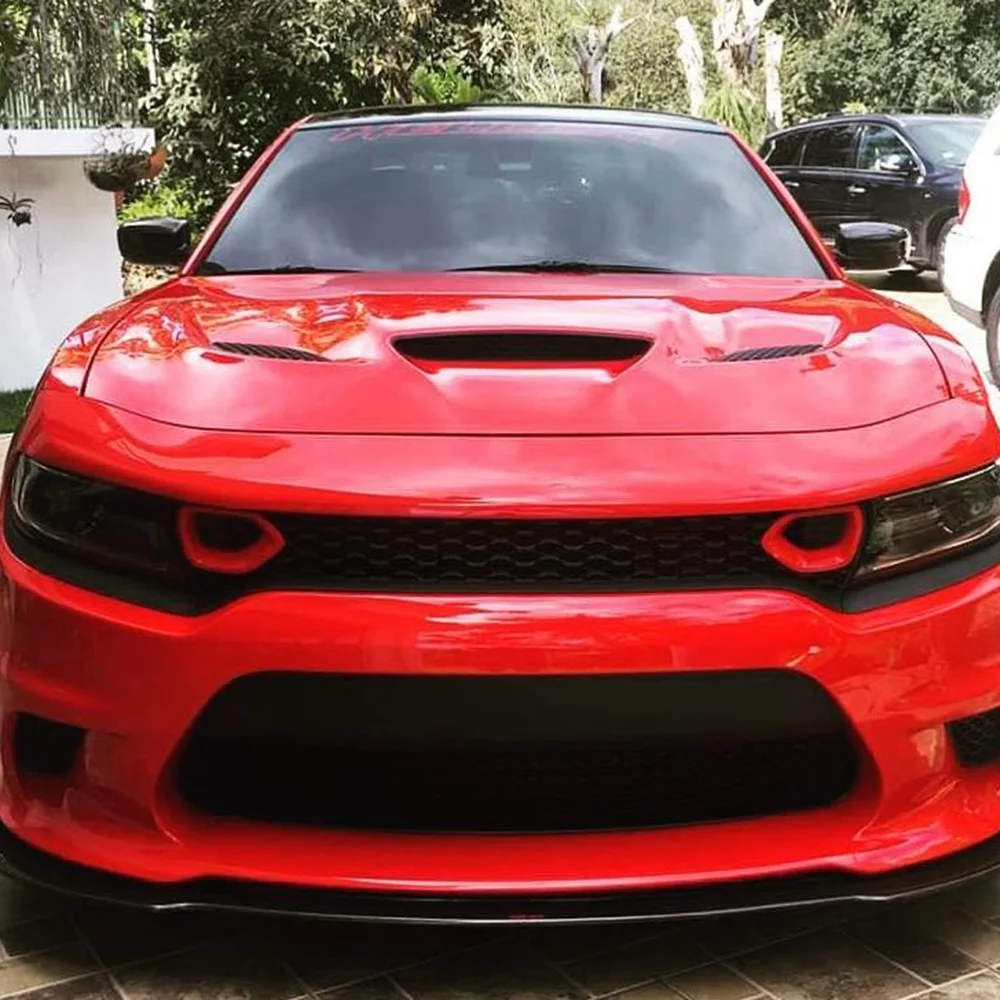 Для Dodge Charger SCAT PACK 2019-2021 гг./компл. вставки/рамки для решетки свежего воздуха HELLCAT