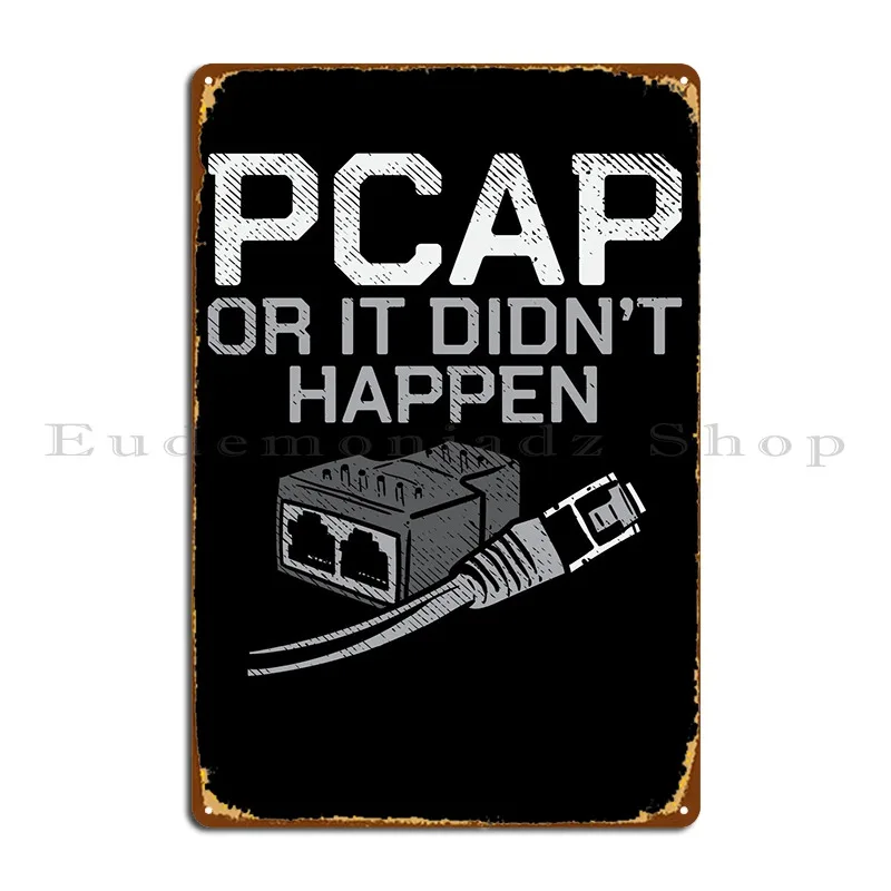 Pcap или это не произошло, металлический знак, проектирование настенных пещер, тарелок для паба, клуба, жестяной знак, плакат Pcap или это не произошло, металлический знак, проектирование настенных пещер, тарелок для паба, клуба, жестяной знак, плакат