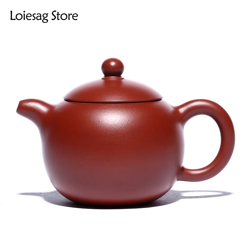 

Loiesag 120 мл Yixing фиолетовые глиняные чайные горшки ручной работы сырая руда DaHongPao маленький чайник Xishi чайник бытовой чайный набор Zisha чайник дл...