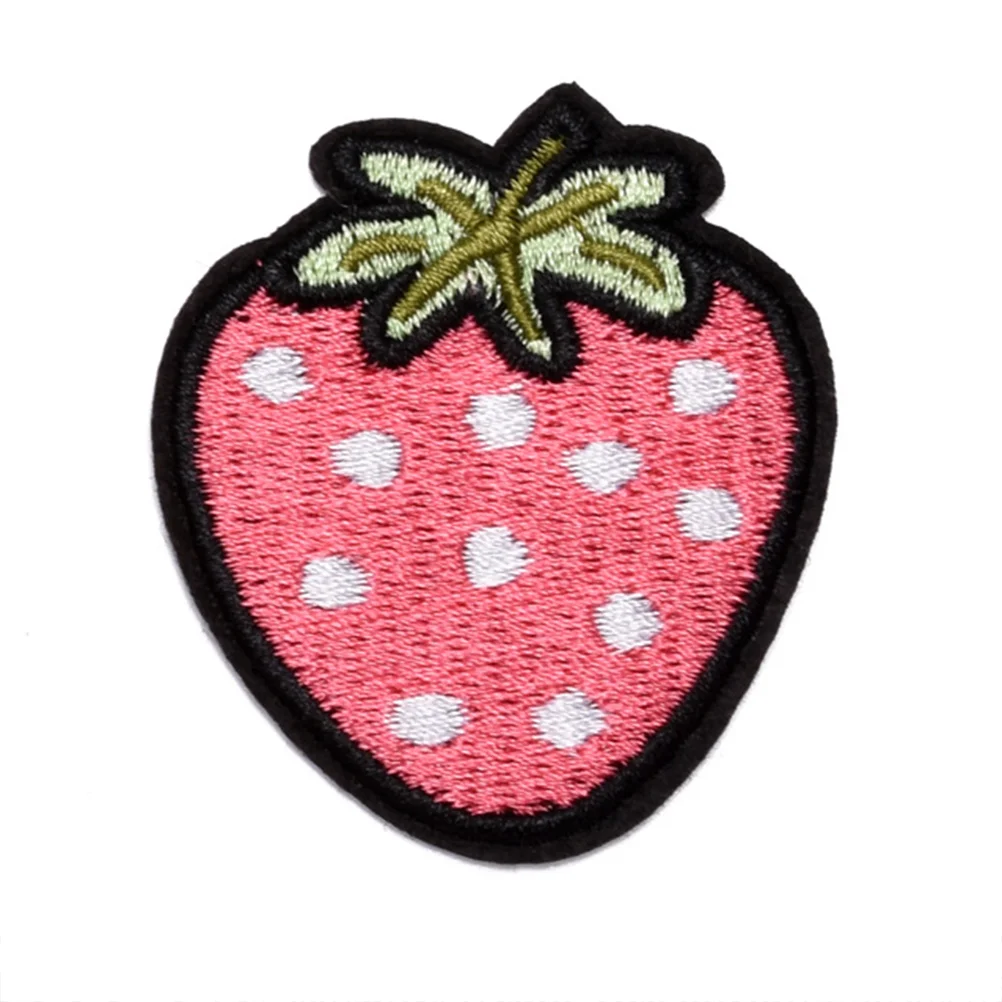 

Sewing Clothes Patch Diy Cartoonfruit Decorative Embroidered Applique Sew Decal Iron Flowers Repair Kids S Colorful Ironing