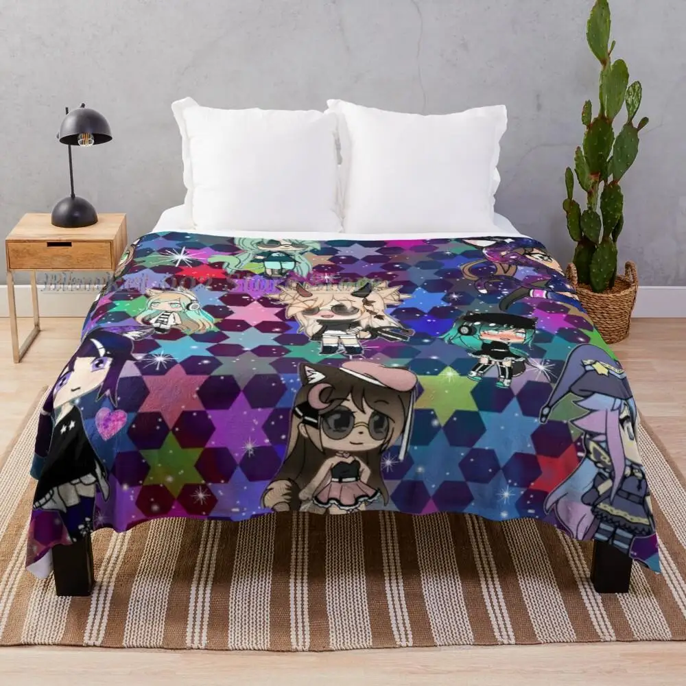 

Bunk Beds Sofa Squishmallow Bohemian Fleece Blanket Blanket Fluffy Gacha Life Girl Bundle Pack Stars Throw Blanket