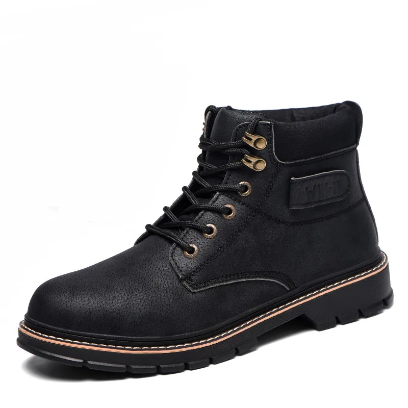 Winter Work Safety Shoes Men Anti-puncture Indestructible Protective Steel Toe Welder Boots