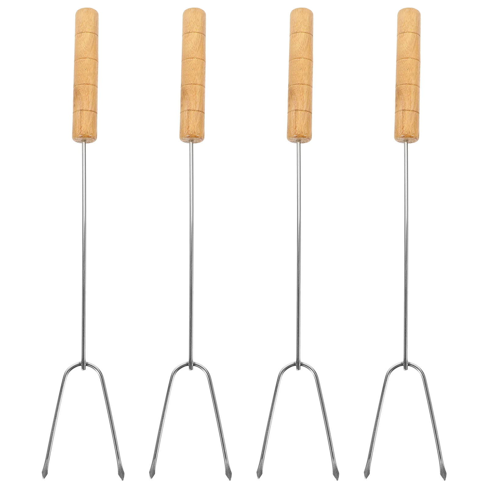 

4 Pcs Smore Skewers Yakitori Kebob Sticks Camping Bbq Grill Outdoor Barbecue Campfire Marshmallow Roaster