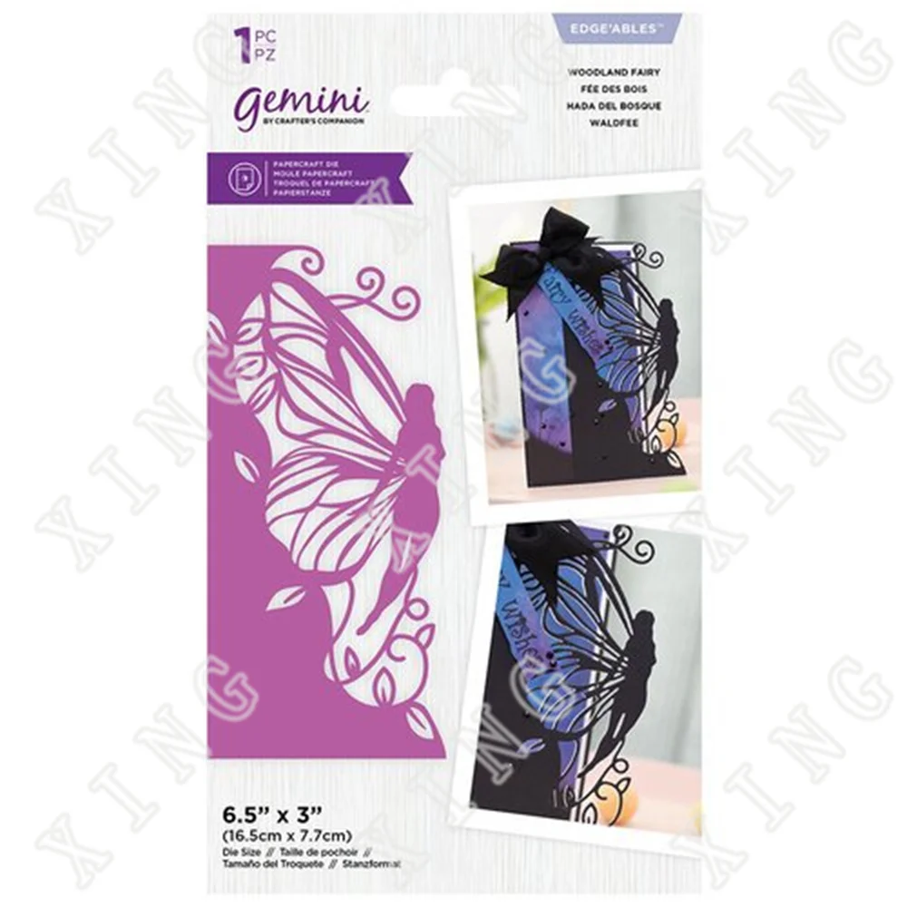 

2022 New Woodland Fairy Cutting Dies Handmade Diy Craft Paper Cards Scrapbooking Diary Background Decoration Embossing Template