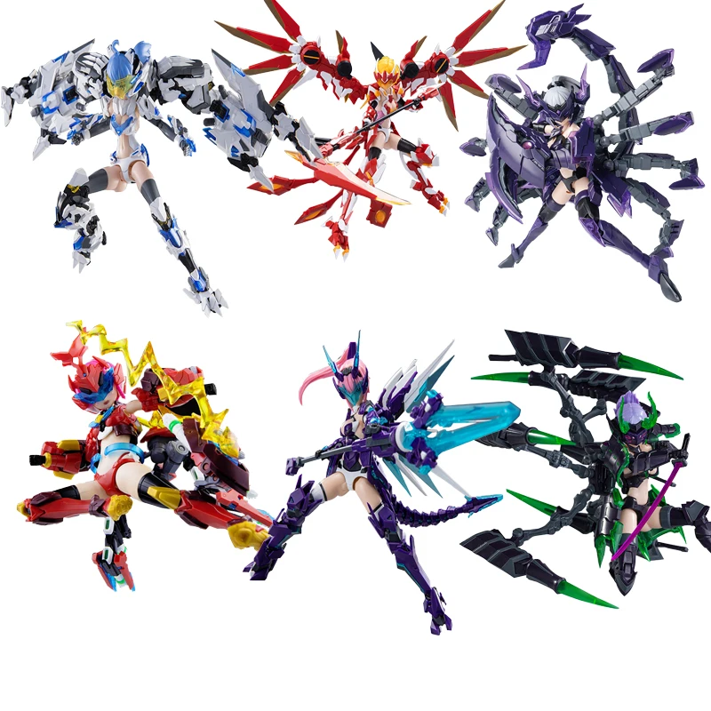 

Gundam Anime Figures E-Model Four Holy Beasts ATKGIRL Frame Arms Girl Green Dragon Suzaku White Tiger Scorpion Toys for Children