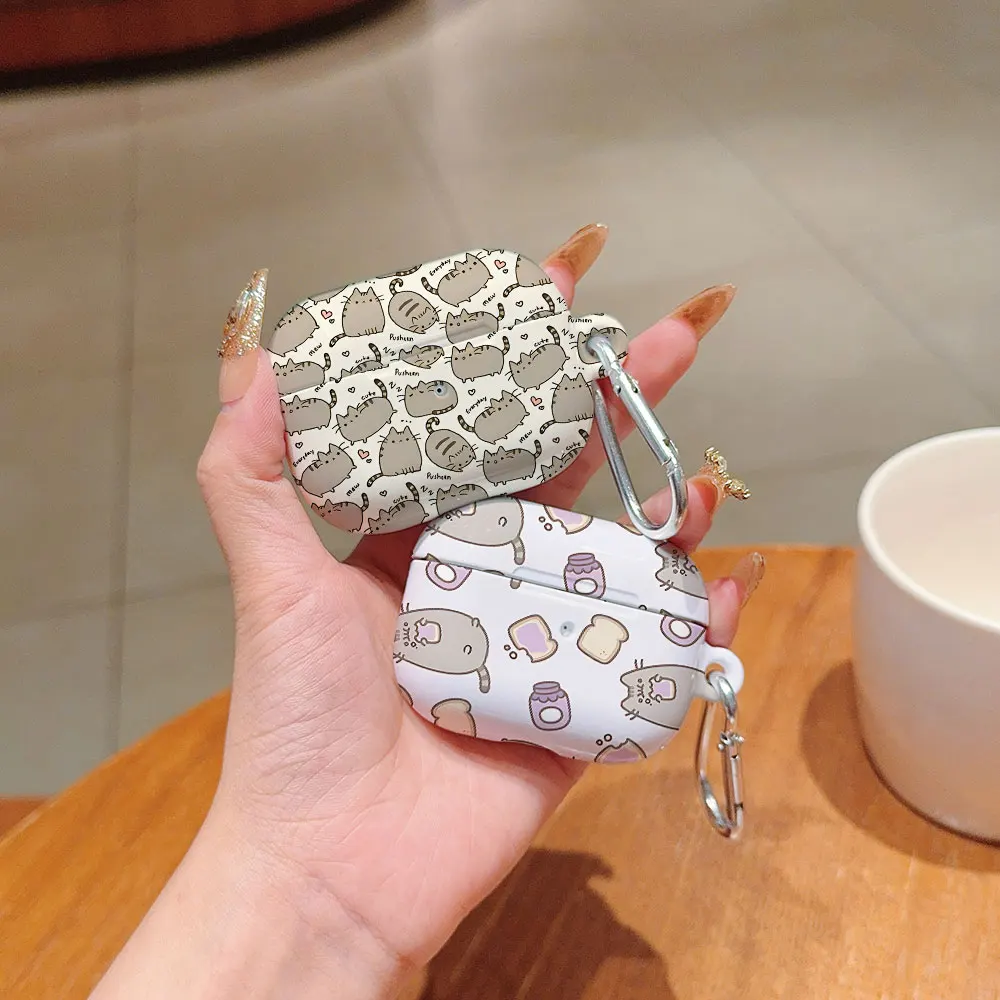 Противоударный защитный глянцевый HD жесткий чехол для наушников из мультяшного