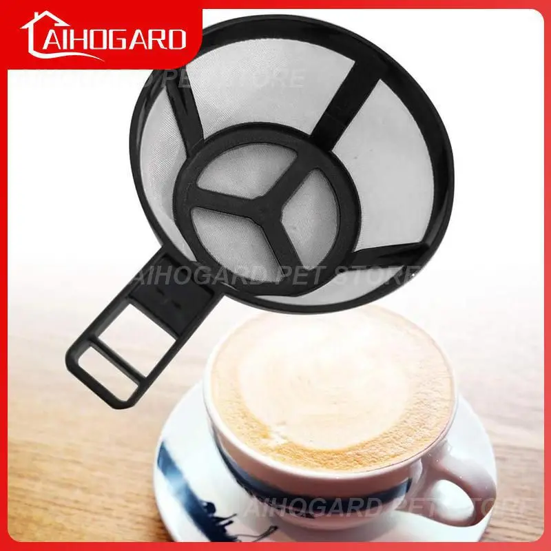 

Black Coffee Maker Filter Reusable FDA Nylon Coffee Pot Filter Machine Tea Brewer Filter Kitchen Coffeeware Tools Accessories