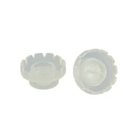 100 pack single eyelash adhesive holder grafting false eyelashes white cup ring eyelash extension adhesive holder tool