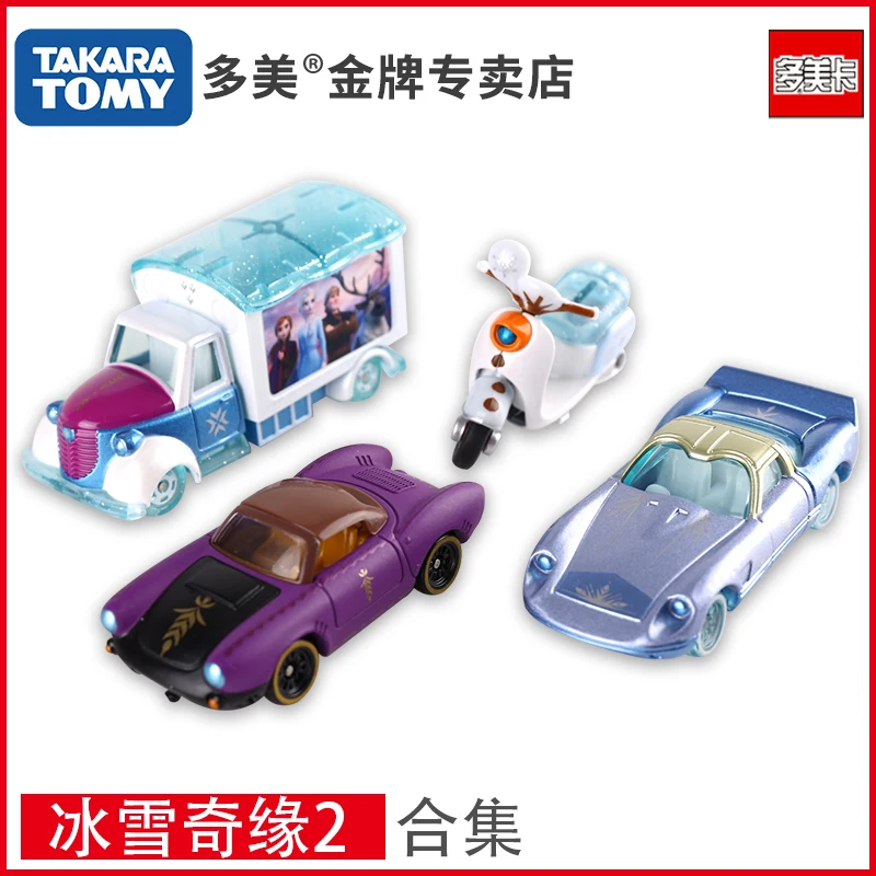 

TOMY Domeca Disney Alloy Car Model Toy Frozen 2 Minivan 140221 Anna