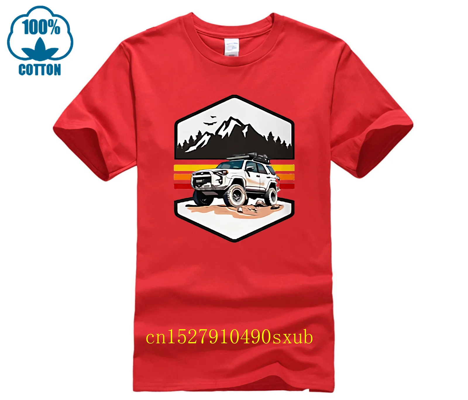 Модная летняя футболка 4Runner TRD Off-Road 4x4 5-го поколения Мужская