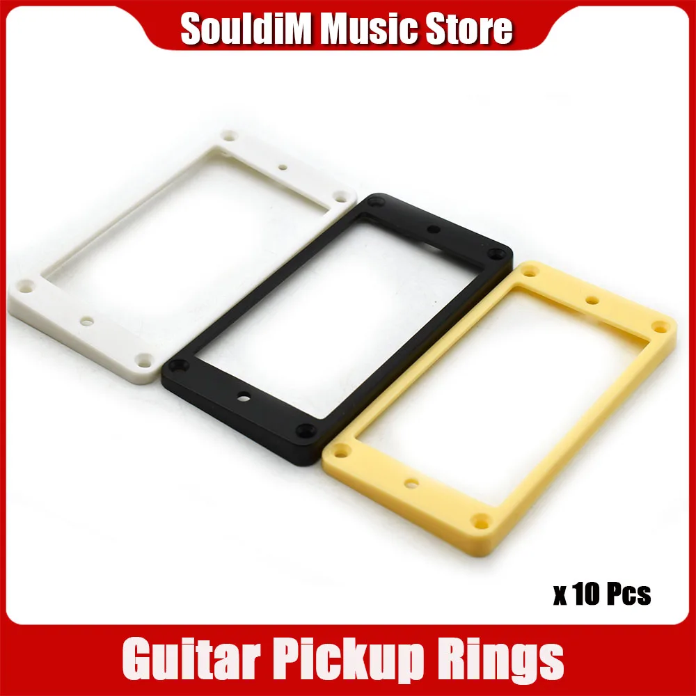 10 шт. пластиковый изогнутый хамбакер звукосниматель радианская рамка монтажное