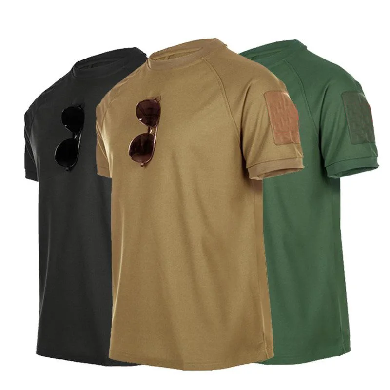 

ZITY Man T Shirt Short Sleeve Tops Male Summer Outdoor Sports T-shirt Men Tactical Military Trainning T-shirts Slim O-Neck Tee