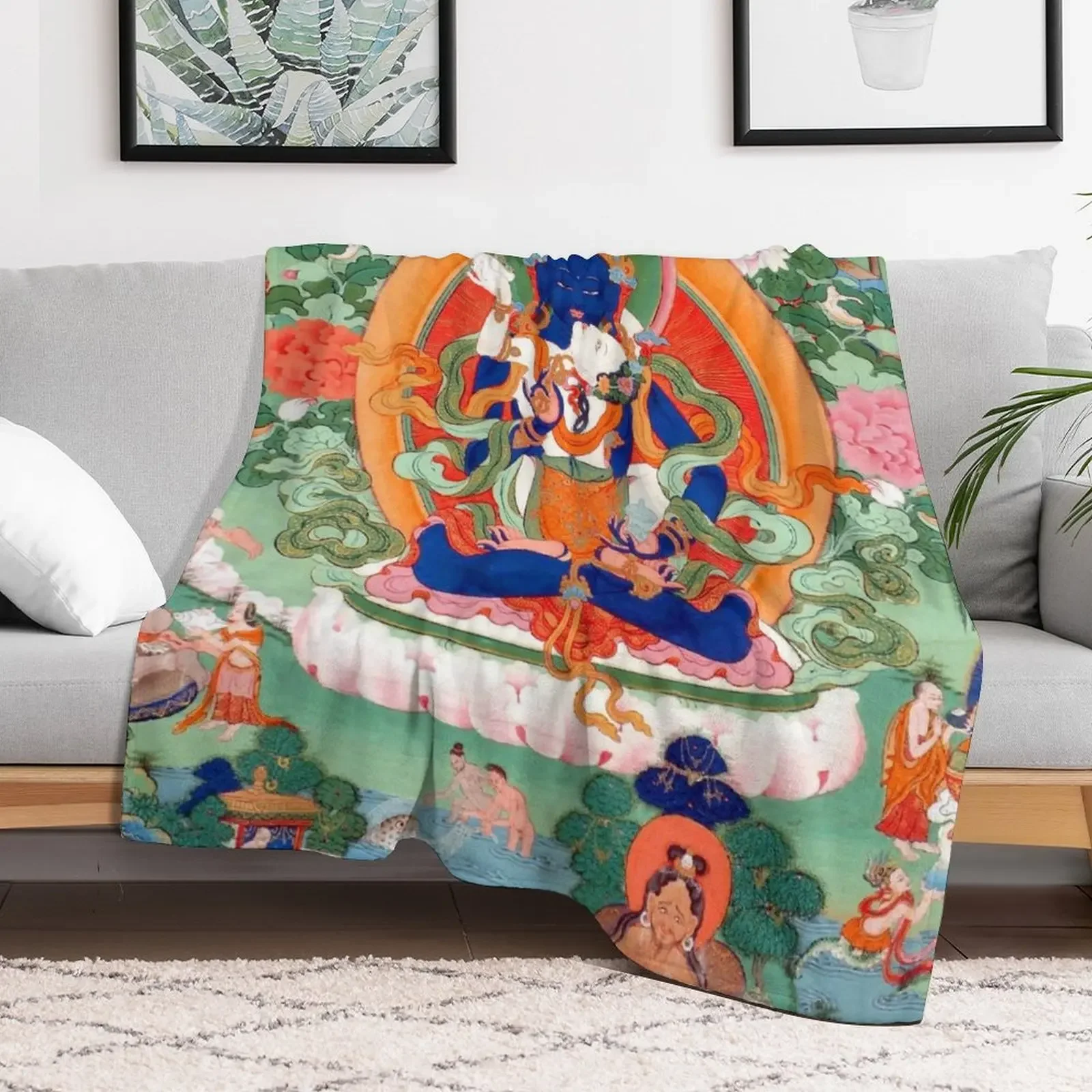 Буддийское одеяло Thangka Art XIII рождественские украшения самые мягкие одеяла