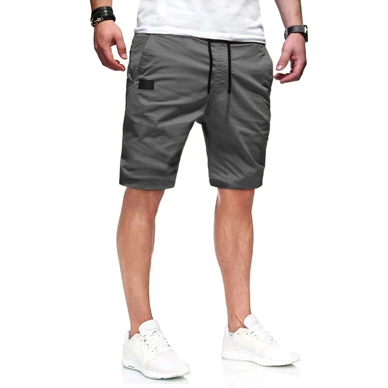 New Shorts High Quality Shorts Men's Sports Cropped Trousers Fitness Casual Drawstring Short Streetwear Pants Men