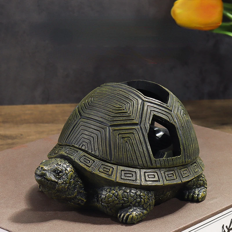 

[Качественная домашняя Новая китайская бытовая полимерная пепельница с крышкой, пепельница с защитой от летающей пыли, украшение для офиса ...