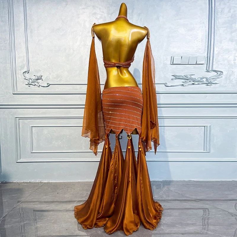 Женский костюм для танцев BellyDance индивидуальный роскошный стиль