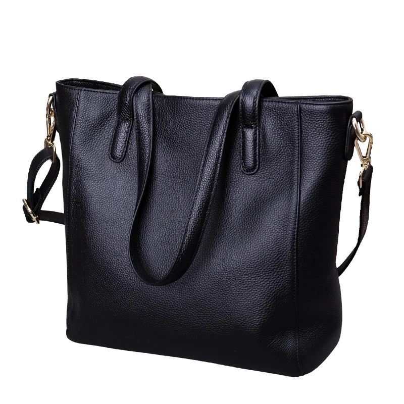 High Quality Genuine Leather Ladies Handbag Shopping Bag Fashion Design D501