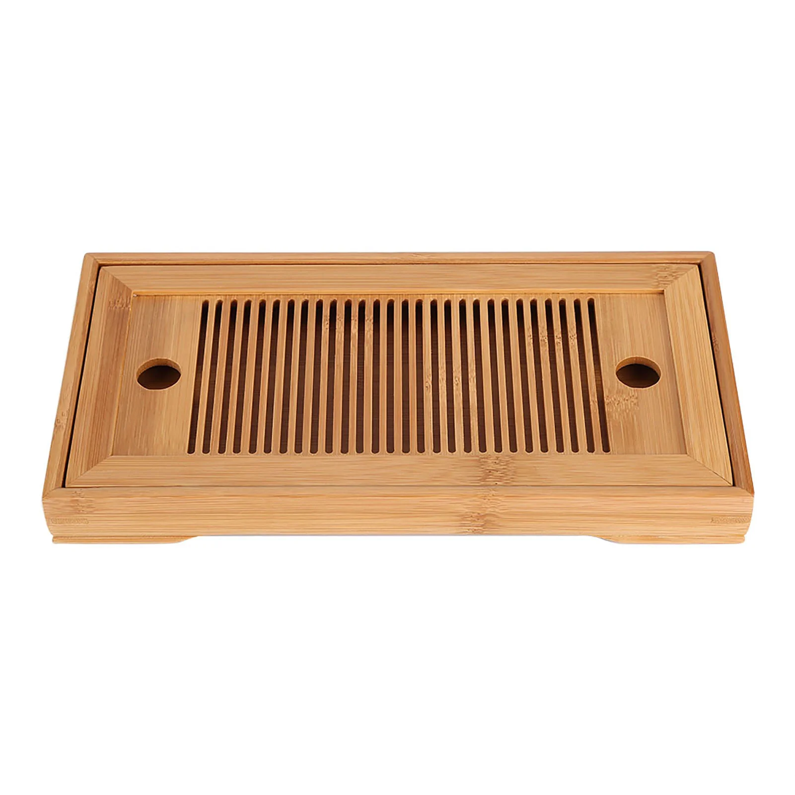 

Bamboo Tea Tray Chinese Gongfu Tea Mini Serving Table for Teahouse Home Office