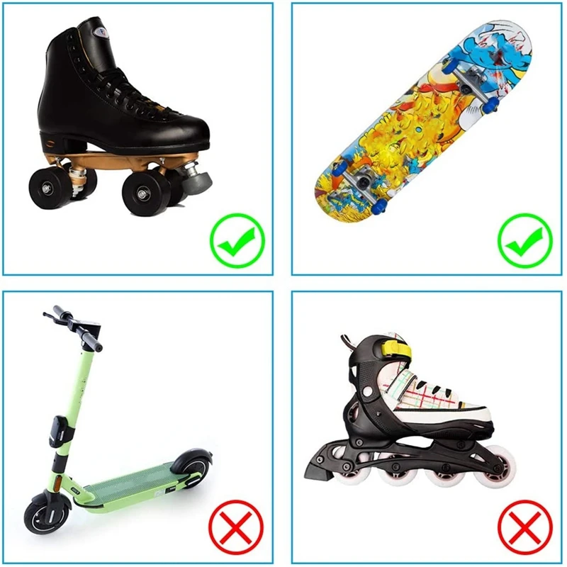 Колеса для роликовых коньков с подшипниками 4 шт. |