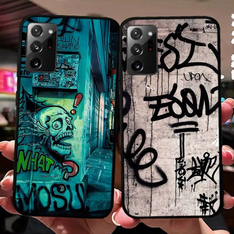 

Street Graffiti Phone Case for Samsung Note 5 7 8 9 10 20 pro plus lite ultra A21 12 72
