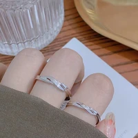 s925 sterling silver couple ring is designed by a minority it is a high grade twisted plain ring for boyfriend and girlfriend