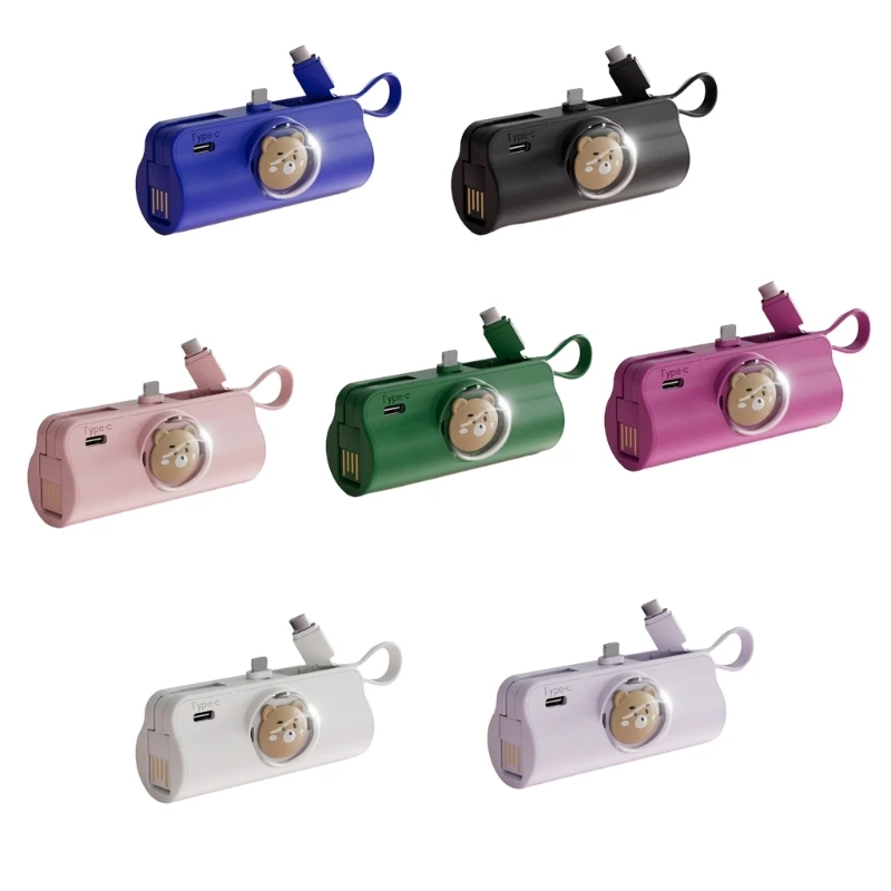 L74B Портативный многоцветный корпус TypeC 18650/21700 Батарея Внешнее зарядное