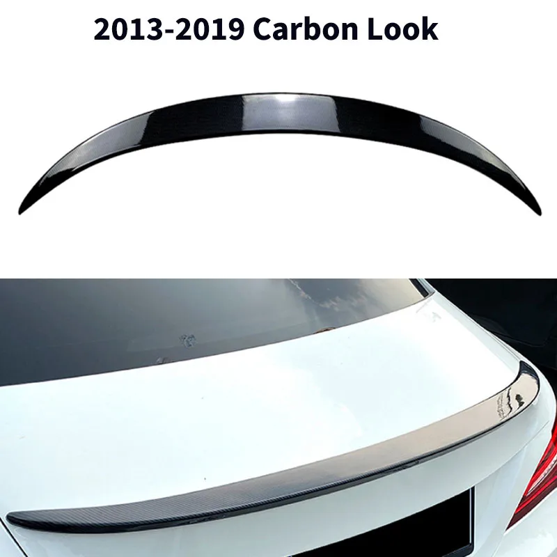 

Для Mercedes Benz CLA C117 CLA180 200 CLA45 AMG 2013-2019 задний спойлер багажника, диффузор, крылья, автомобильные аксессуары, тюнинг хвостового плавника