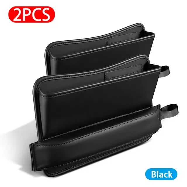 

PU Leather Car Seat Slot Storage Box Gap Plug Filler Organizers Crevice Phone Holder Organizer Interior Decoration Accessories