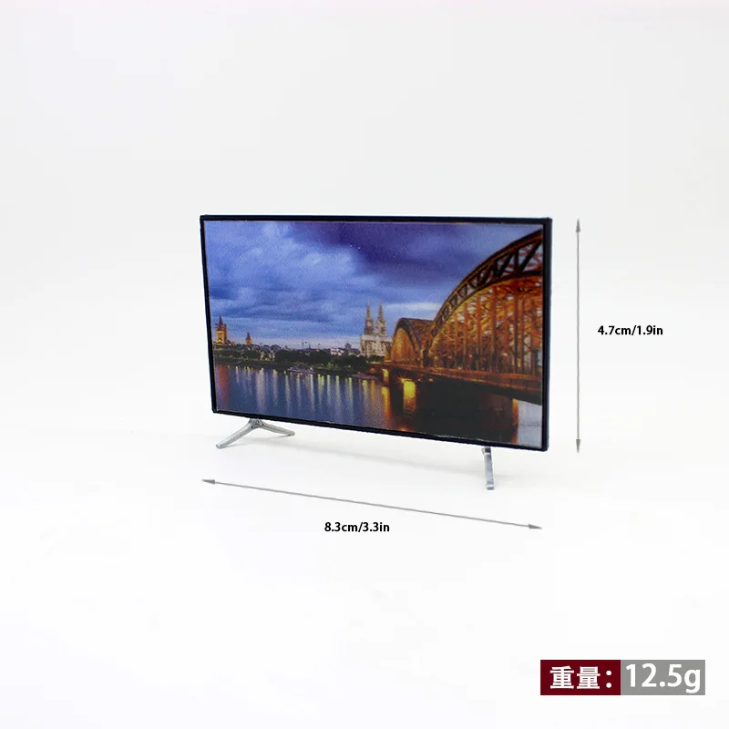 Мини-телевизор для кукольного дома 1/12